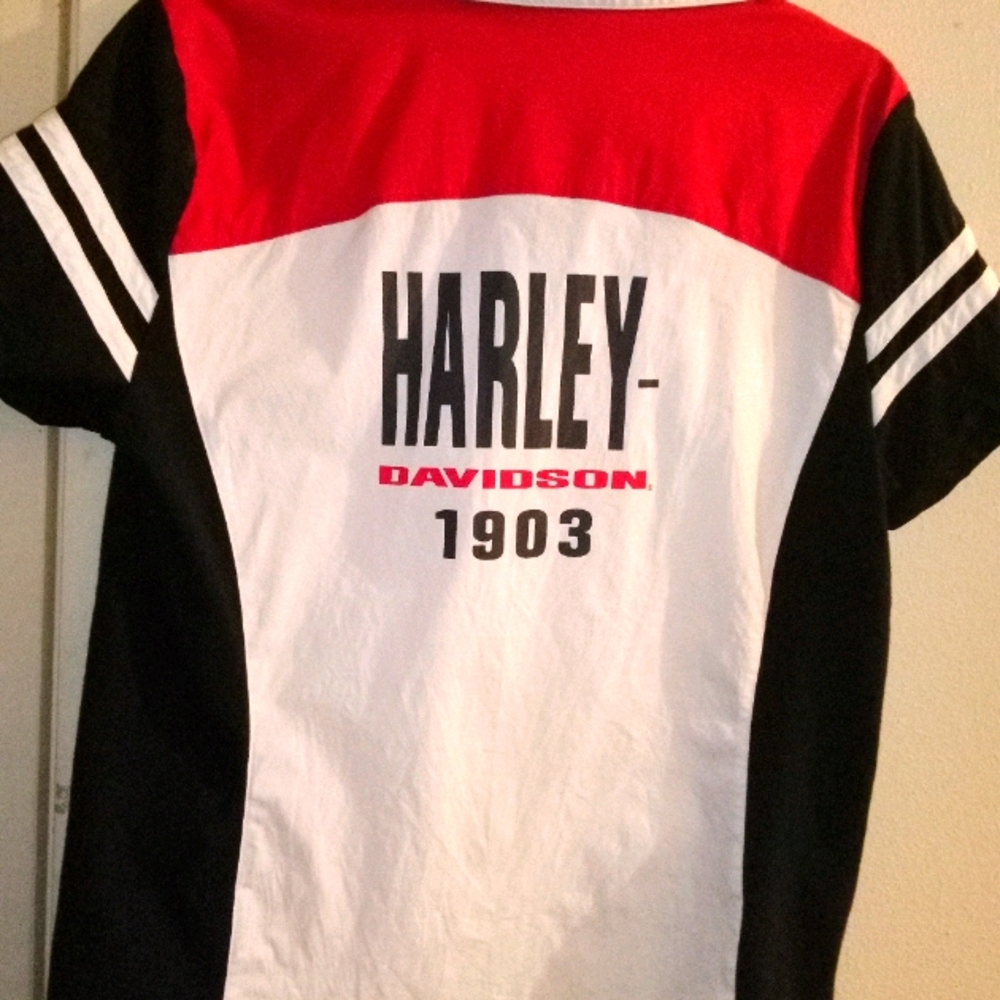 Harley -Davidson Zip Shirt